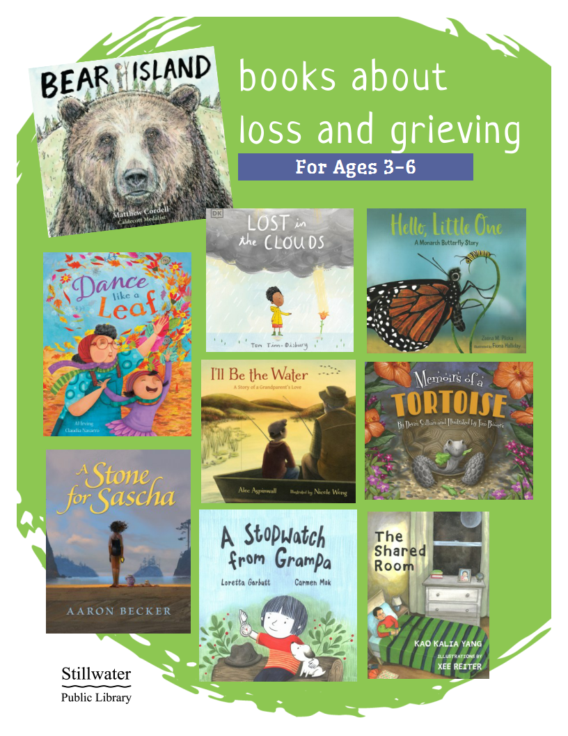 Nine picture books about loss and grieving