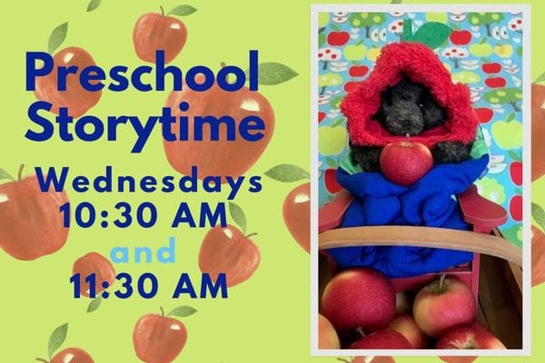 Preschool Storytime 1030 and 1130