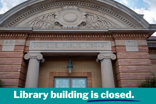 Library building is closed.