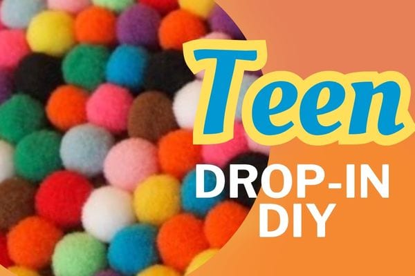 Teen Drop-in DIY: Mini Pom-Pom Coasters
