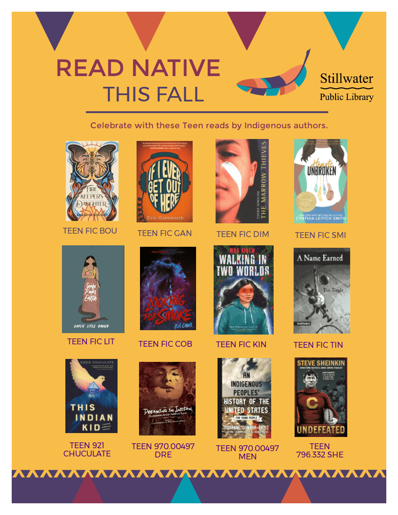 Read Native Book List for Teens