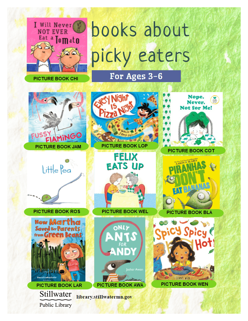 Picky Eater Book list