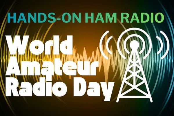 Picture of radio waves and radio tower